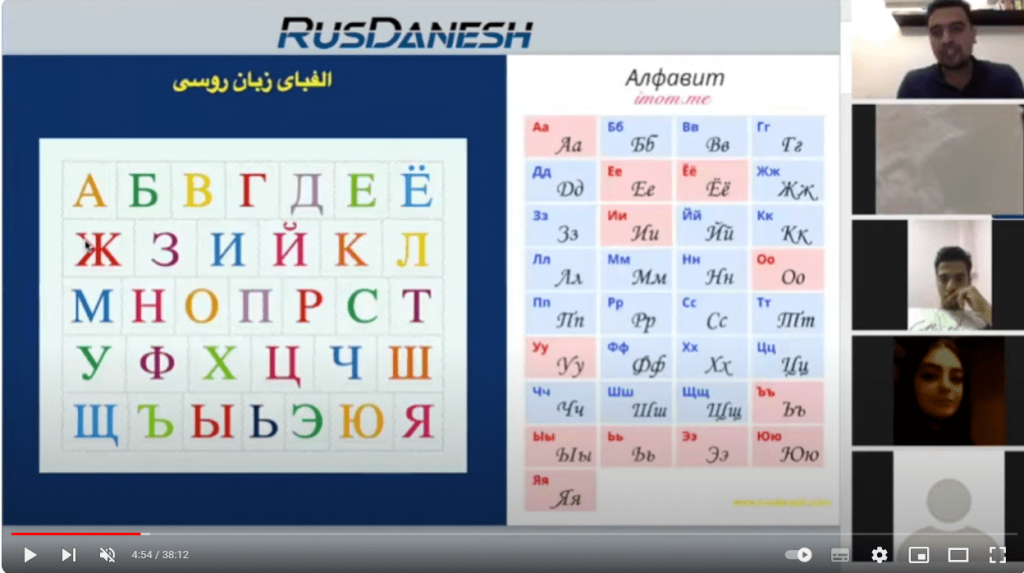 یادگیری زبان روسی از صفر